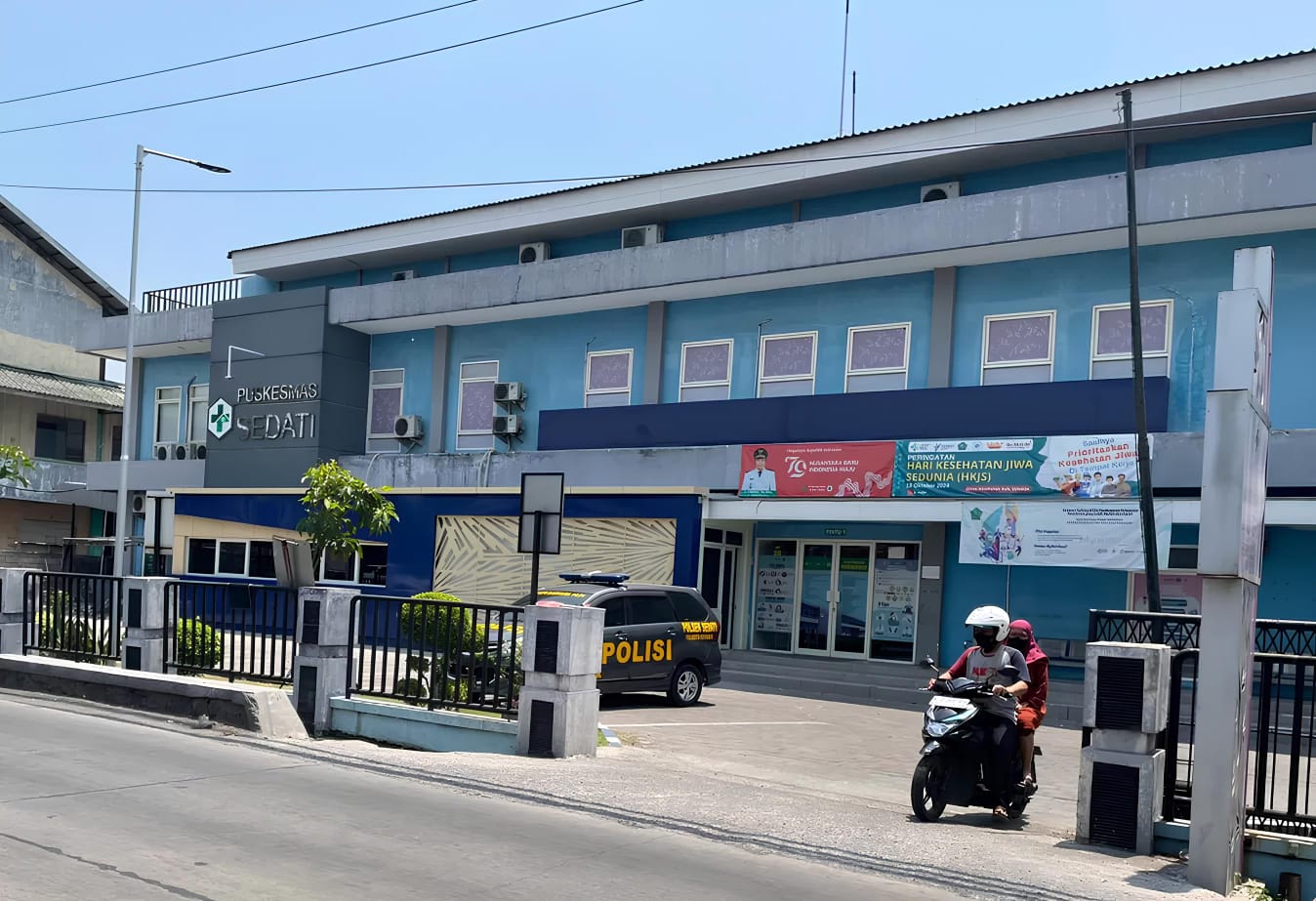 TINGKATKAN PELAYANAN: Lokasi pembangunan RSUD Sedati berdampingan dengan Puskesmas Sedati. Pemkab Sidoarjo menargetkan rampung akhir 2025. (M SAIFUL ROHMAN/RADAR SIDOARJO)