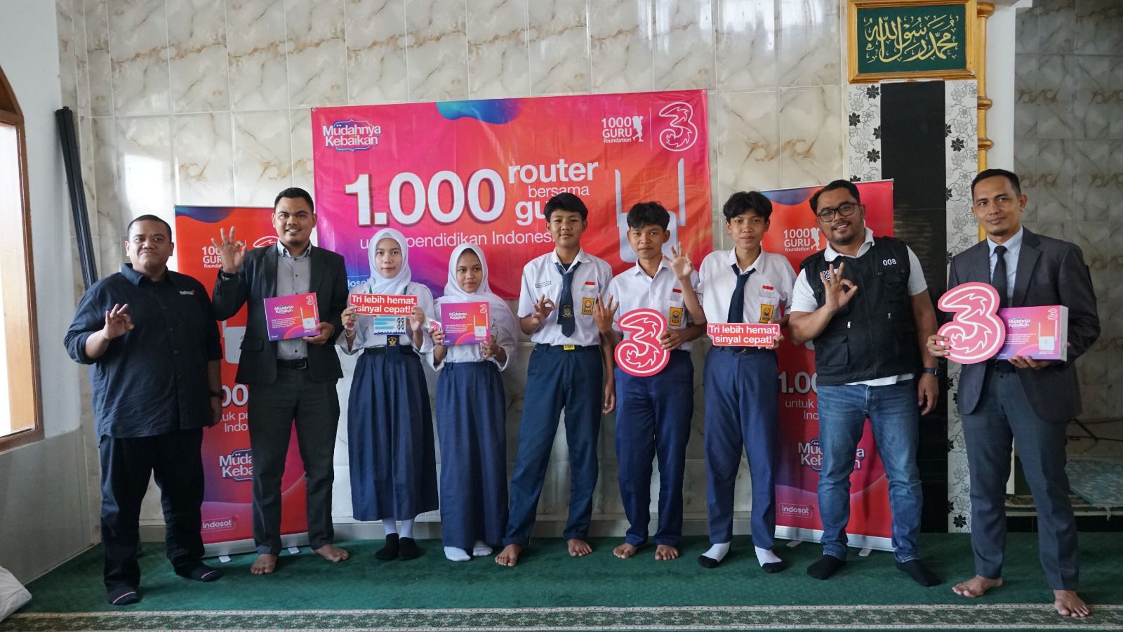 PEDULI: Indosat Ooredoo Hutchison (Indosat atau IOH) melalui brandTri melanjutkan komitmennya untuk mendukung masa depan digital Indonesia yang lebih inklusif.