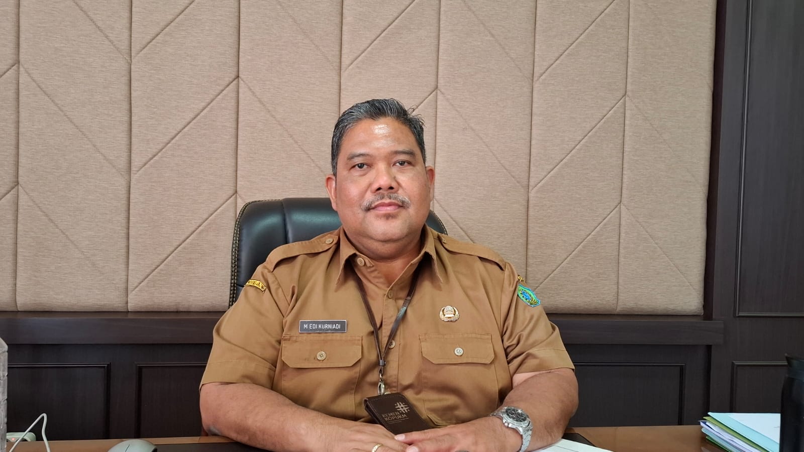 Kepala Dinas Koperasi dan Usaha Mikro (Dinkop UM) Sidoarjo, Edi Kurniadi. (M SAIFUL ROHMAN/RADAR SIDOARJO)