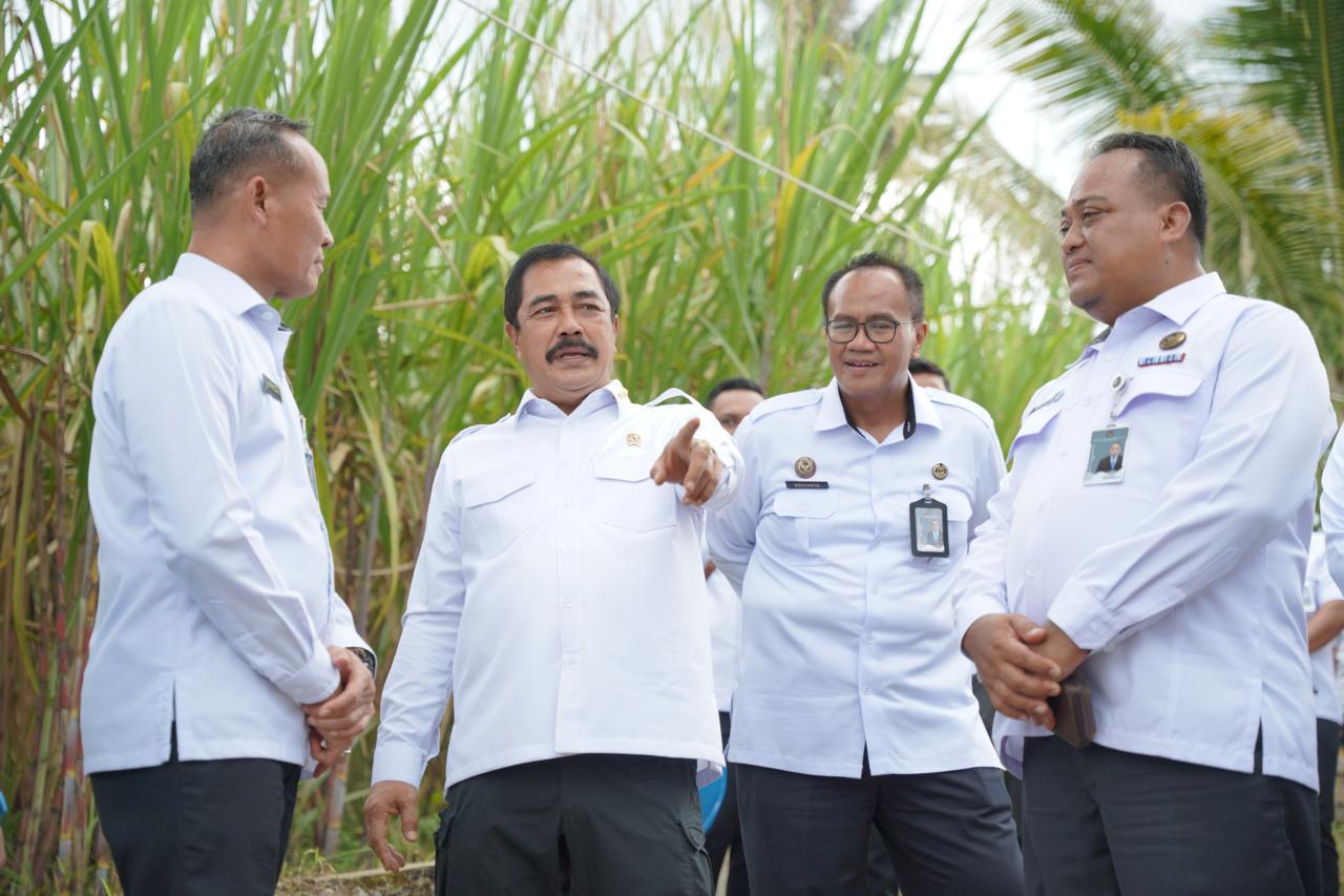 SINERGI : Menteri Imigrasi dan Pemasyarakatan, Agus Andrianto, saat melakukan kunjungan di Malang, Senin (28/7). (IST/RADAR SIDOARJO)