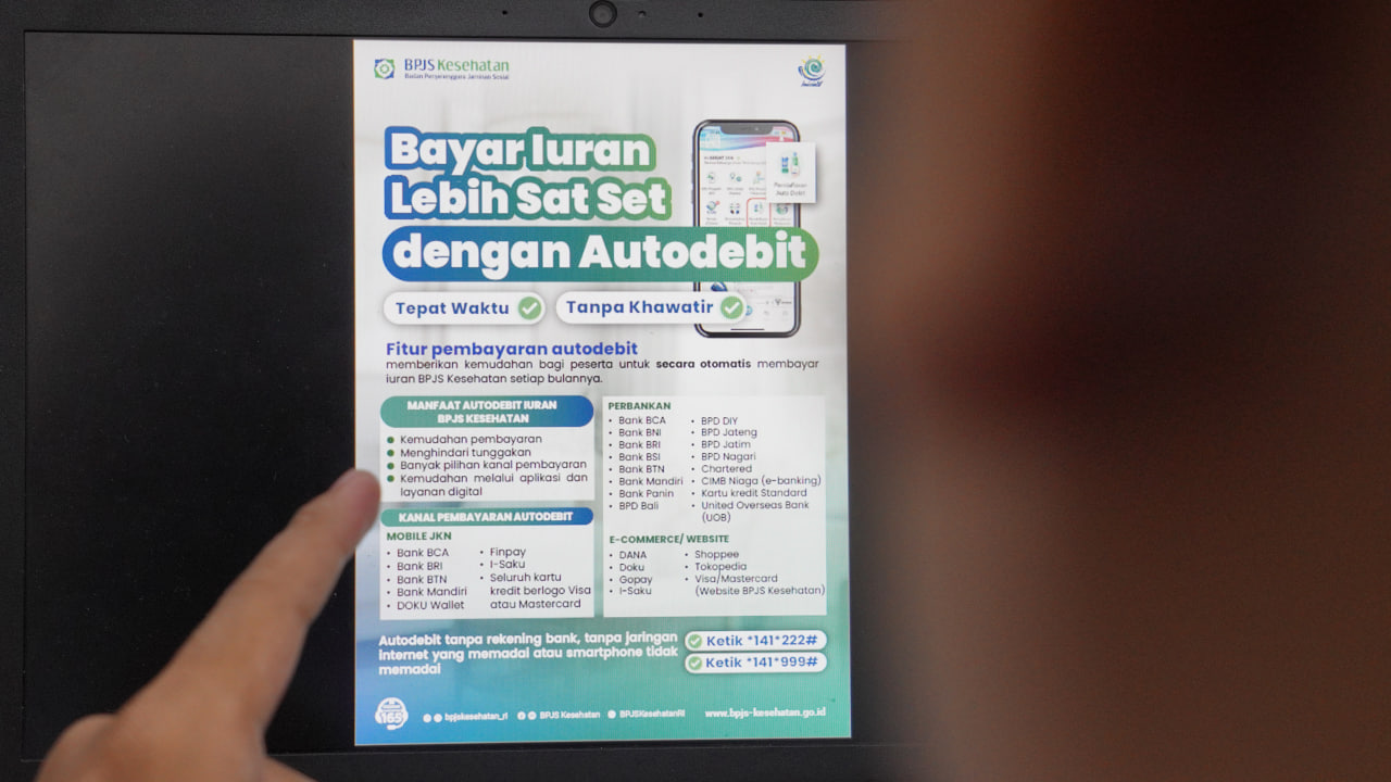 LAYANAN: BPJS Kesehatan Sidoarjo mengajak kepada Peserta Jaminan Kesehatan Nasional (JKN) dari segmen Pekerja Bukan Penerima Upah (PBPU) atau Bukan Pekerja (BP) untuk membayar iuran melalui autodebit.
