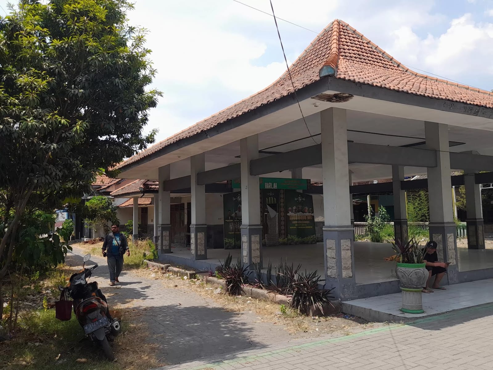 TAHAP LELANG: Lokasi bekas kantor Kecamatan Sukodono yang akan dijadikan pos baru Damkar Sidoarjo. (M SAIFUL ROHMAN/RADAR SIDOARJO)