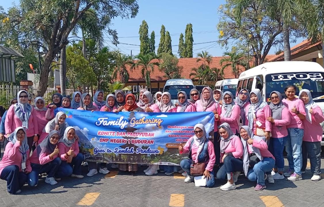 SINERGI: Bangun solidaritas dan kekompakan, Komite SMPN 1 Buduran ajak orang tua wujudkan visi sekolah.(IST/RADAR SURABAYA)