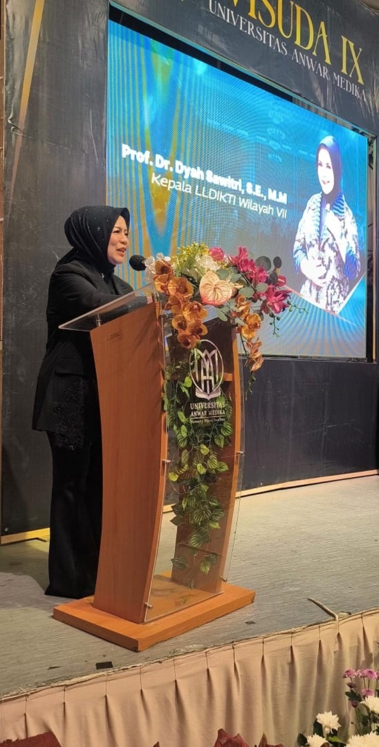 Sambutan Prof. Dr.Dyah Sawitri,S.E.,M.M kepala LLDIKTI Wilayah Vll.