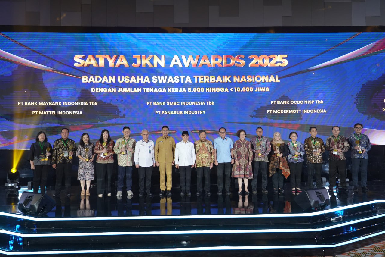 BANGGA: BPJS Kesehatan memberikan apresiasi kepada 110 badan usaha yang dinilai paling berkomitmen dalam memenuhi kewajiban kepesertaan JKN.