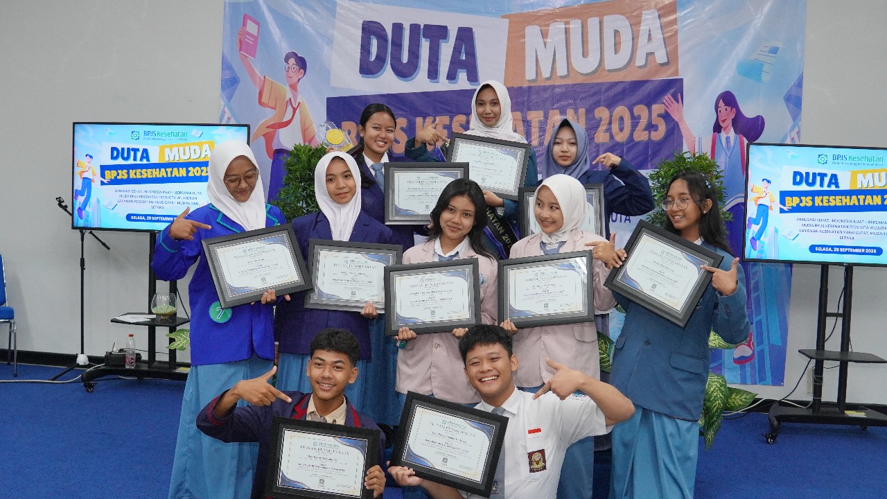 KOMPAK: Program Duta Muda BPJS Kesehatan Kantor Cabang Sidoarjo berhasil mendapatkan atensi dari para siswa atau siswi SMA/SMK/MA se-derajat yang ada di wilayah Kabupaten Sidoarjo.