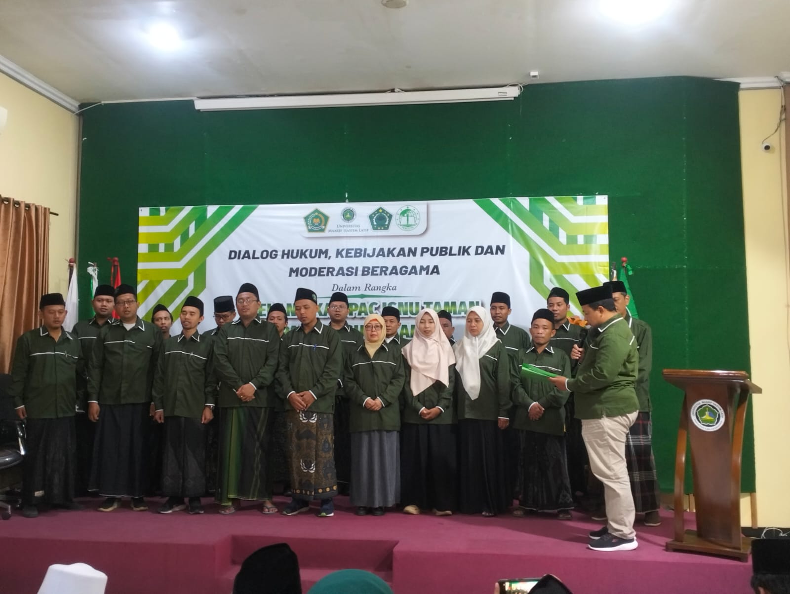 KHIDMAT: Pelantikan PAC ISNU Taman Periode 2025-2030.