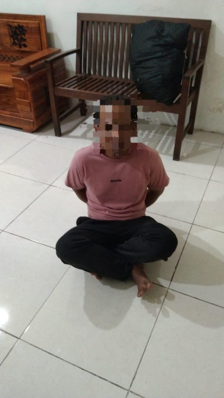 DIAMANKAN: Pelaku Muchammad Rizal Afandi.