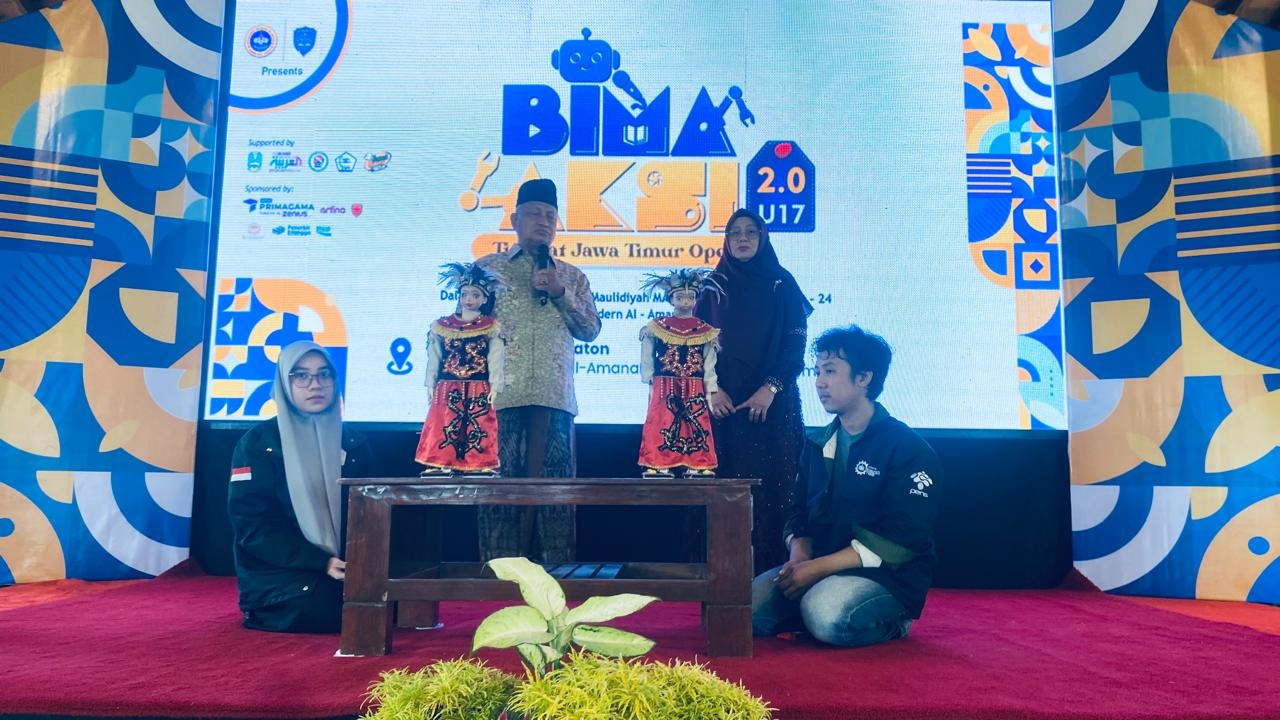 APRESIASI: Pengasuh Pesantren Al Amanah Junwangi, KH Nurcholis Misbah membuka Program BIMA AKSI.