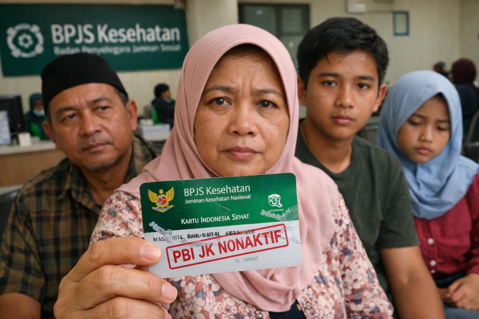NONAKTIF: Warga Sidoarjo diminta tetap tenang jika PBI JKN nonaktif. (AI/DIKY SANSIRI/RADAR SIDOARJO)