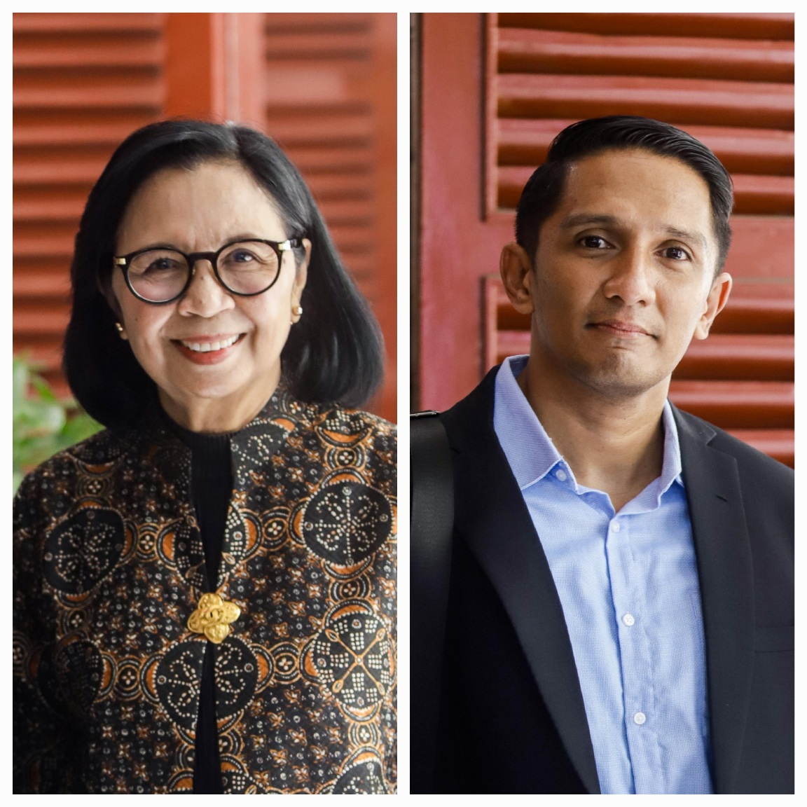 AHLI HUKUM: Guru Besar Hukum Keperdataan Universitas Indonesia (UI) Rosa Agustina (kiri) dan Ghansham Anand dari Universitas Airlangga Surabaya (Unair).