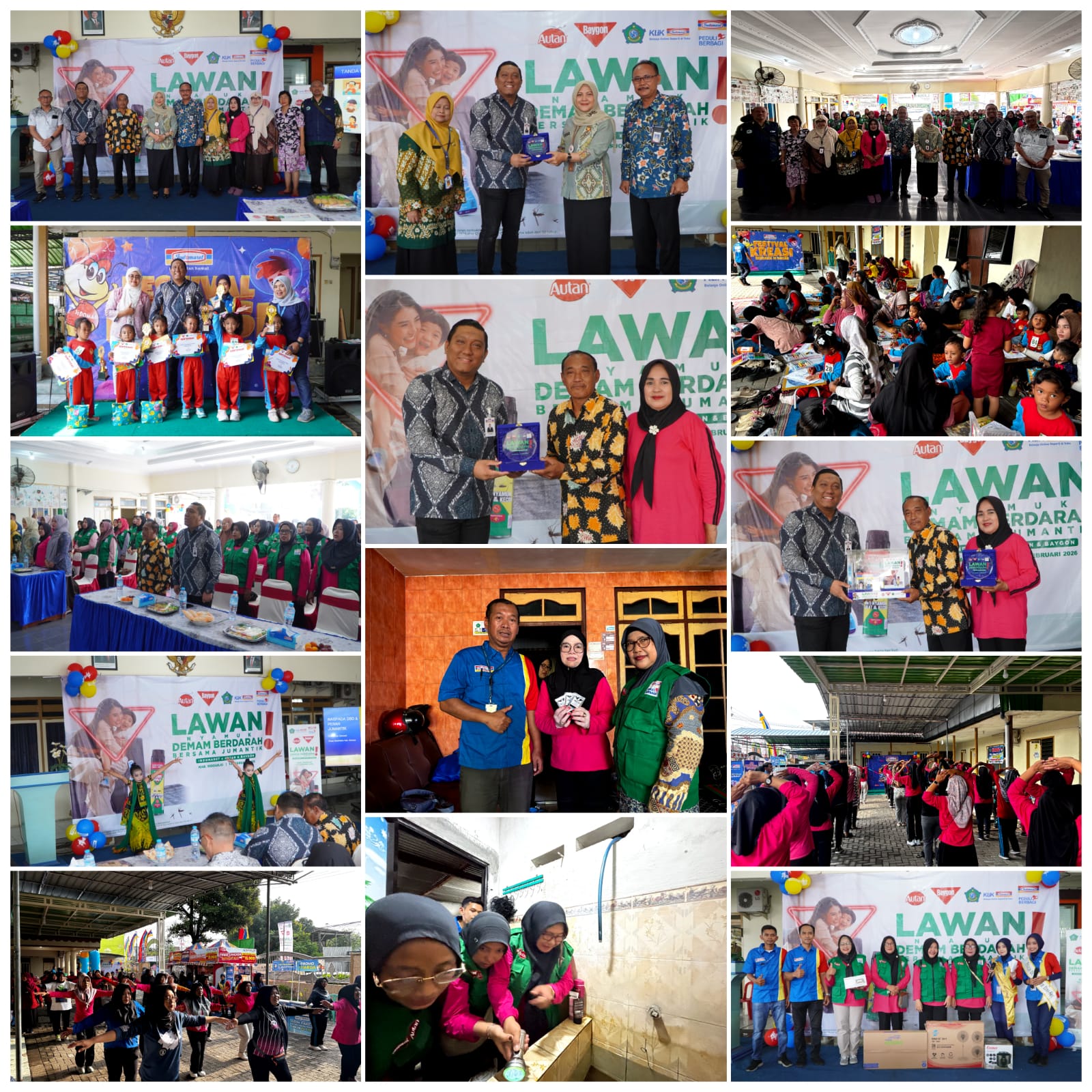 PEDULI: PT Indomarco Prismatama (Indomaret) Cabang Surabaya berkolaborasi dengan Baygon menggelar aksi Corporate Social Responsibility (CSR) bertajuk "Lawan Nyamuk Demam Berdarah.