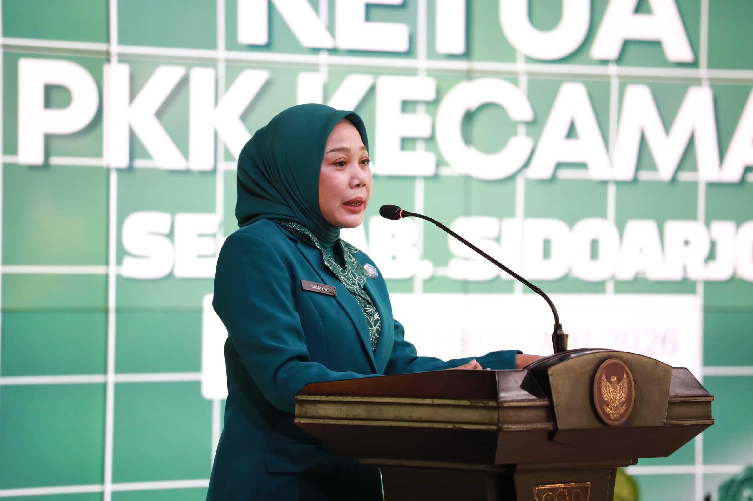 INOVASI: Ketua TP PKK Kabupaten Sidoarjo Sriatun Subandi.