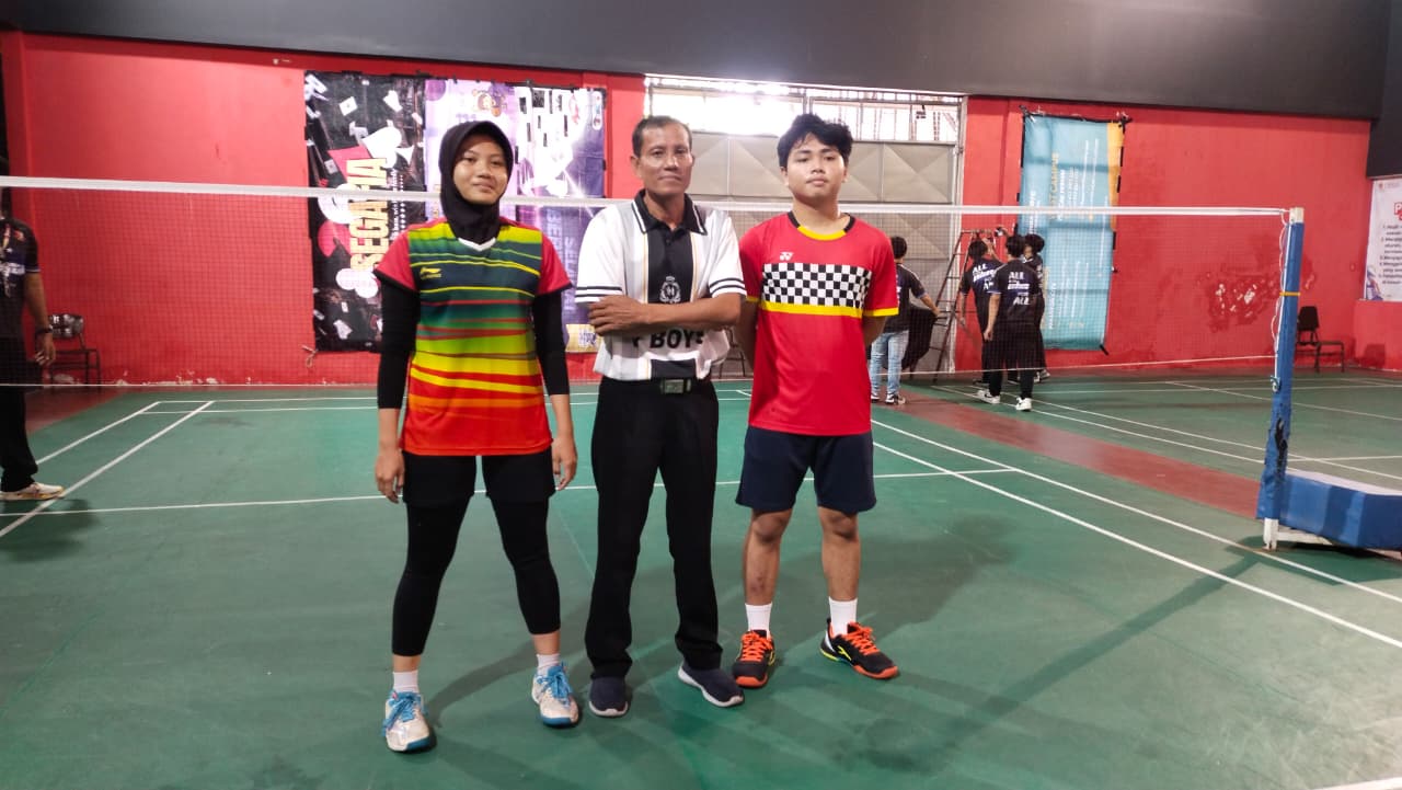 MENANG: Pasangan Maulud Cesar/Zulaika Rosidi sukses menorehkan prestasi membanggakan.