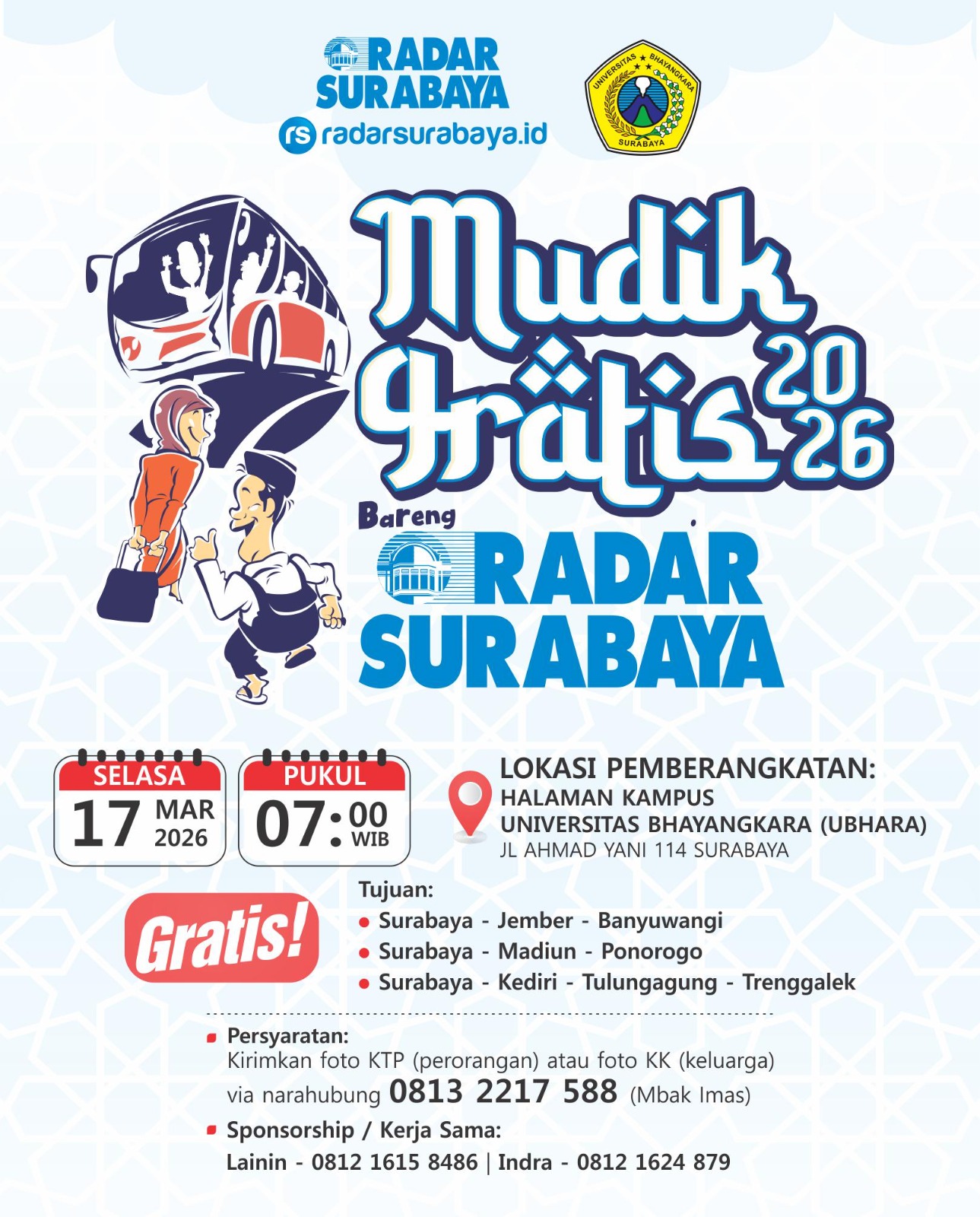 Mudik Gratis 2026 Radar Surabaya