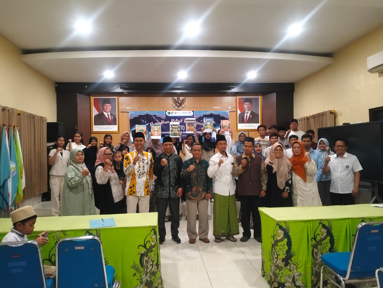 RAMADAN: SMPN 1 Gedangan, Sidoarjo, perkuat nilai toleransi. (ANAS/RADAR SIDOARJO)