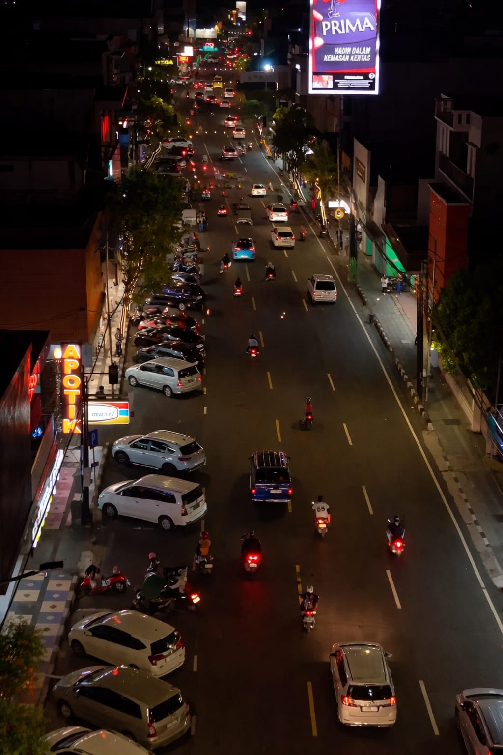 SATU ARAH: Jalan Gajah Mada saat ini menjadi kewenangan pemerintah pusat karena masih menjadi asset jalan nasional. (Foto Instagram d.e.d.y.d)