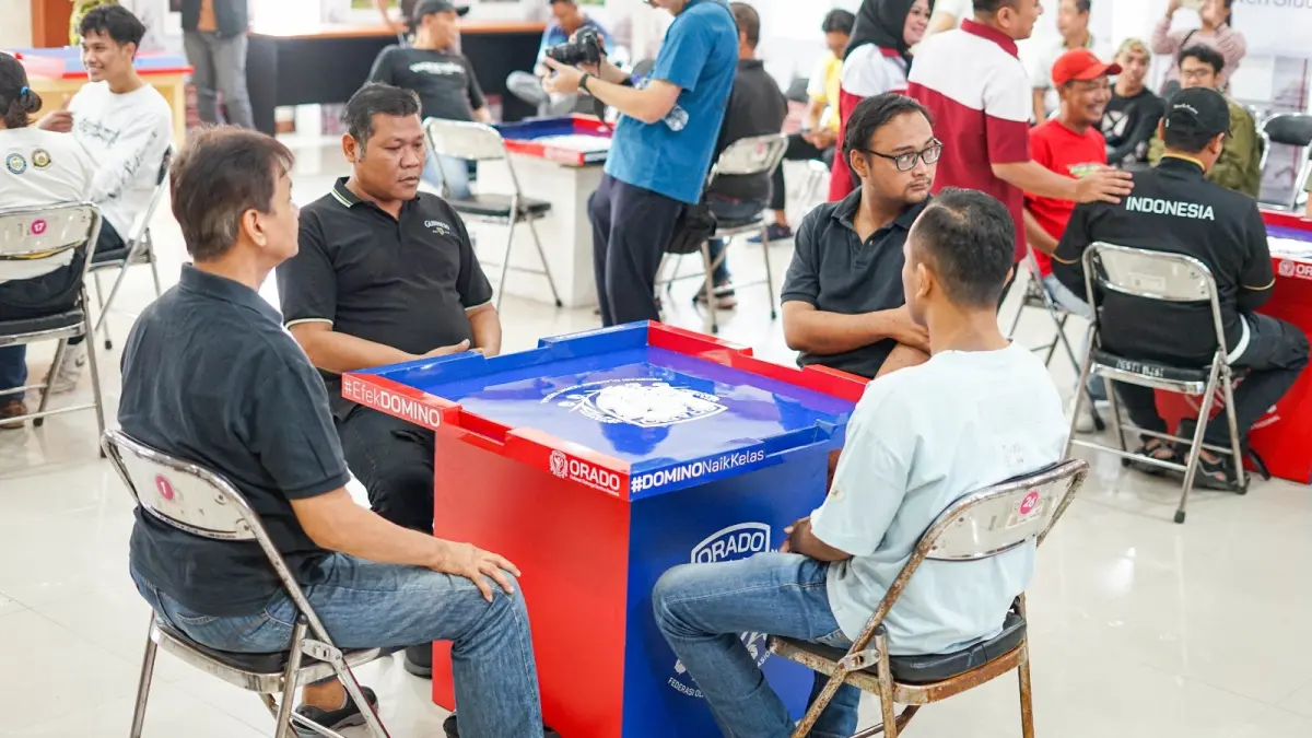 PRESTASI: Kejurcab Federasi Olahraga Domino Nasional (ORADO) Kabupaten Sidoarjo resmi digelar di Gedung Youth Center Dinas Kepemudaan, Olahraga, dan Pariwisata (Disporapar) Sidoarjo.