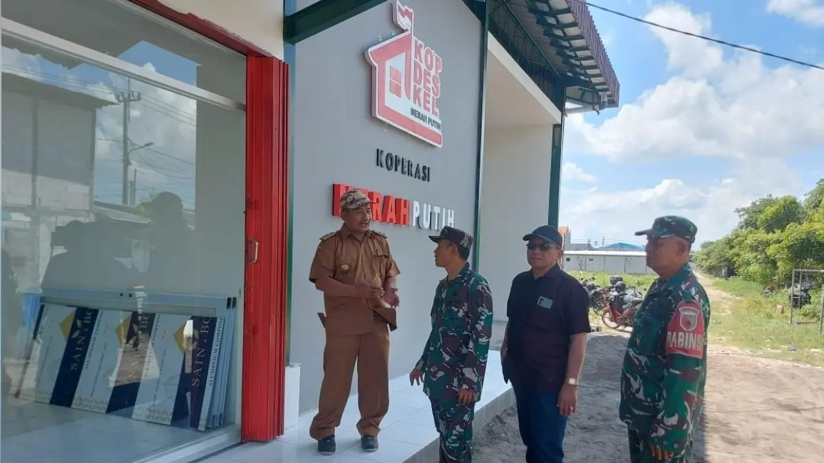 SIAP BEROPERASI: Gerai Koperasi Desa/Kelurahan Merah Putih di Sidoarjo yang telah dibangun.
