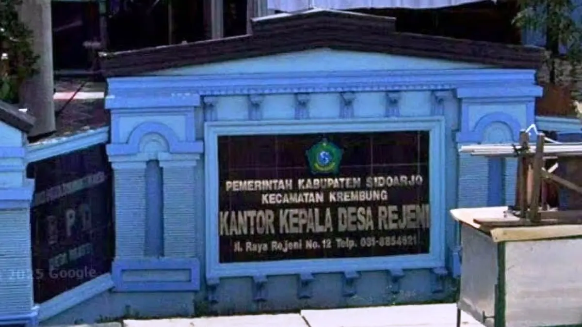 KOSONG: Kantor Balai Desa Rejeni, Kecamatan Krembung.&nbsp;
