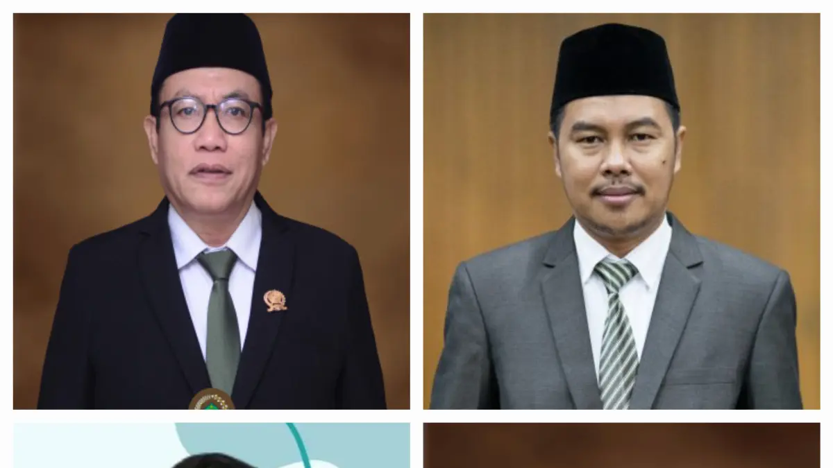 Abdillah Nasih (kanan atas, Usman (kiri atas), Rizza Ali Faizin (kanan bawah) serta Ibnu Firdaus dari DPW PKB Jawa Timur.