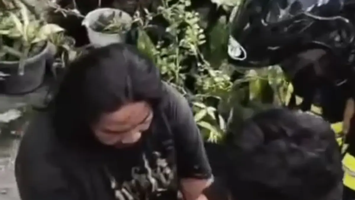 NEKAT: Terduga pelaku pembacokan diamankan.