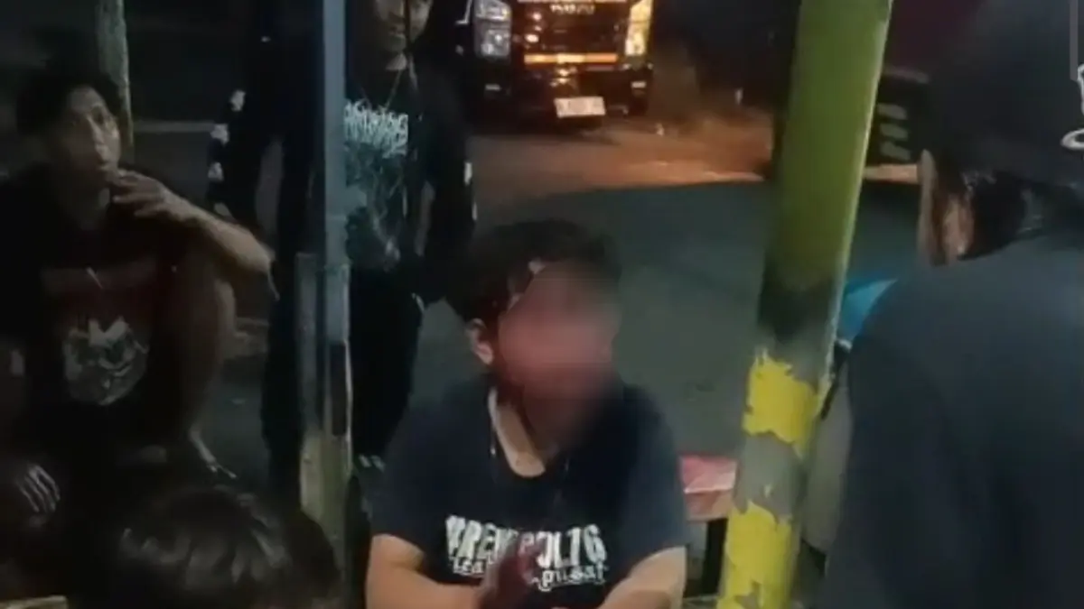 BABAK BELUR: Korban pengeroyokan mengalami luka-luka.