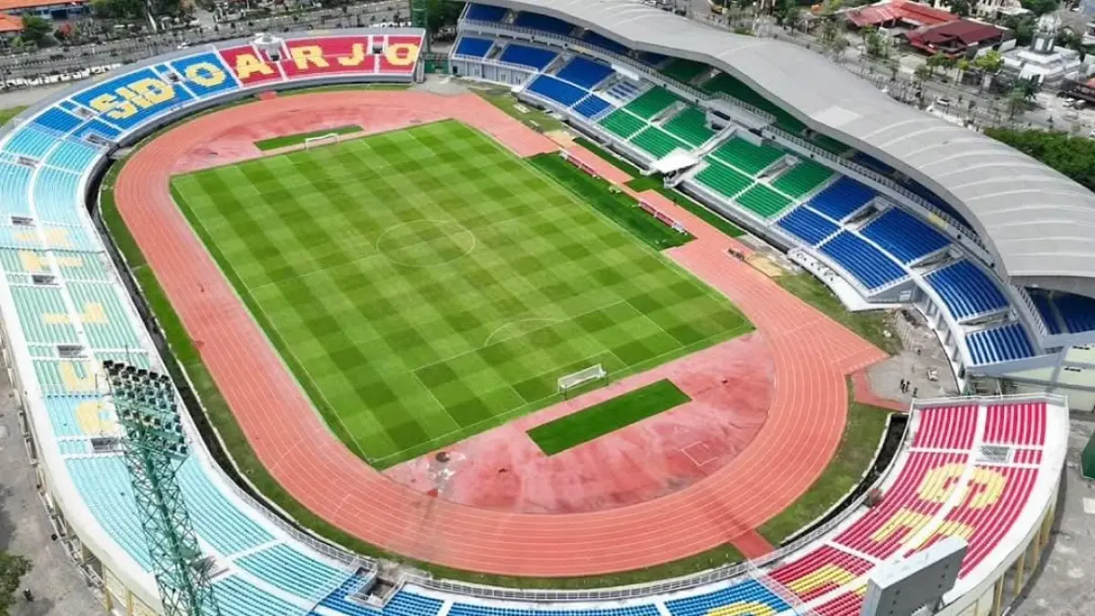 PINDAH STADION: Stadion Gelora Delta Sidoarjo (GDS) dipakai untuk penyelenggaraan ASEAN U-17 Boys Championship 2026. (Foto istimewa)