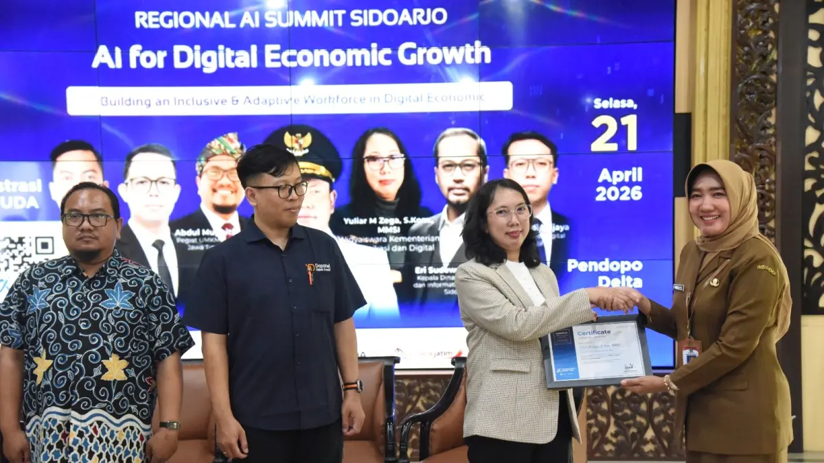 TEKNOLOGI: Kegiatan Garuda AI Impact Summit 2026 Regional Sidoarjo.