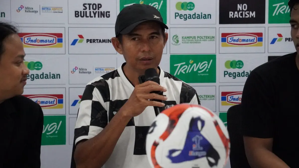 Pelatih Deltras FC Nurul Huda.