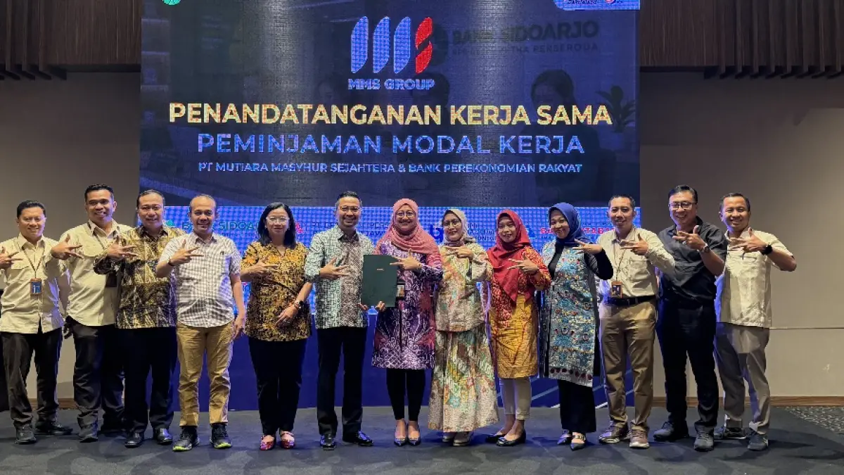 SINERGIS: PT Mutiara Masyhur Sejahtera, perusahaan pengembang kawasan perumahan Kahuripan Nirwana Sidoarjo yang juga merupakan unit bisnis dari PT Bakrieland Development Tbk, resmi menandatangani perjanjian kerja sama peminjaman modal kerja dengan&nbsp;
Bank Perekonomian Rakyat (BPR) Delta Artha Sidoarjo.