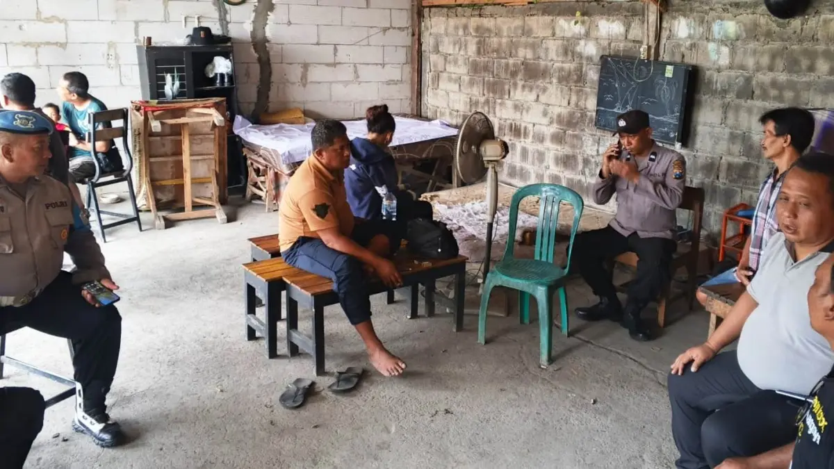 NIHIL: Polisi melakukan pemeriksaan dan pengecekan lokasi dugaan adanya judi.