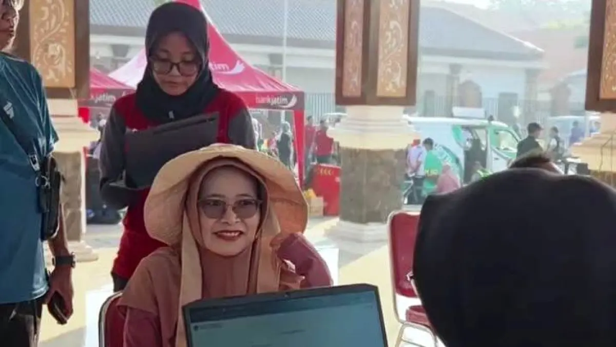 INOVASI: Layanan pembayaran PBB-P2 oleh BPPD Sidoarjo di kawasan CFD Alun-alun.