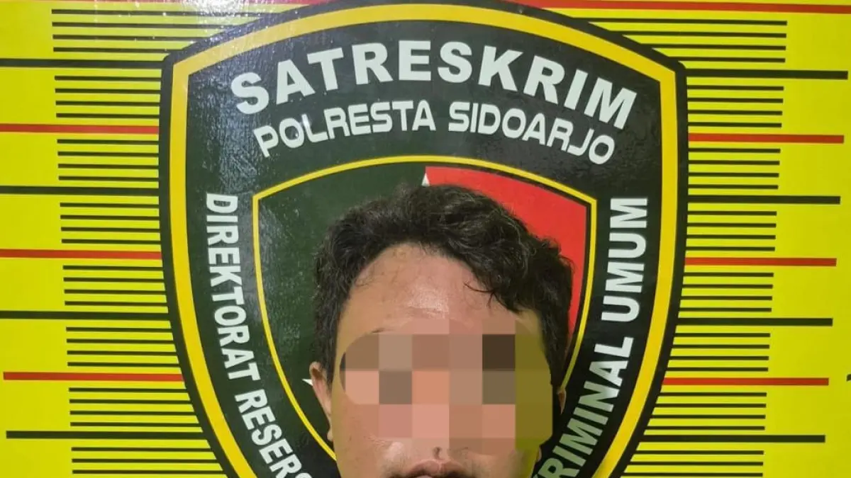 Tersangka kasus pencurian.&nbsp;