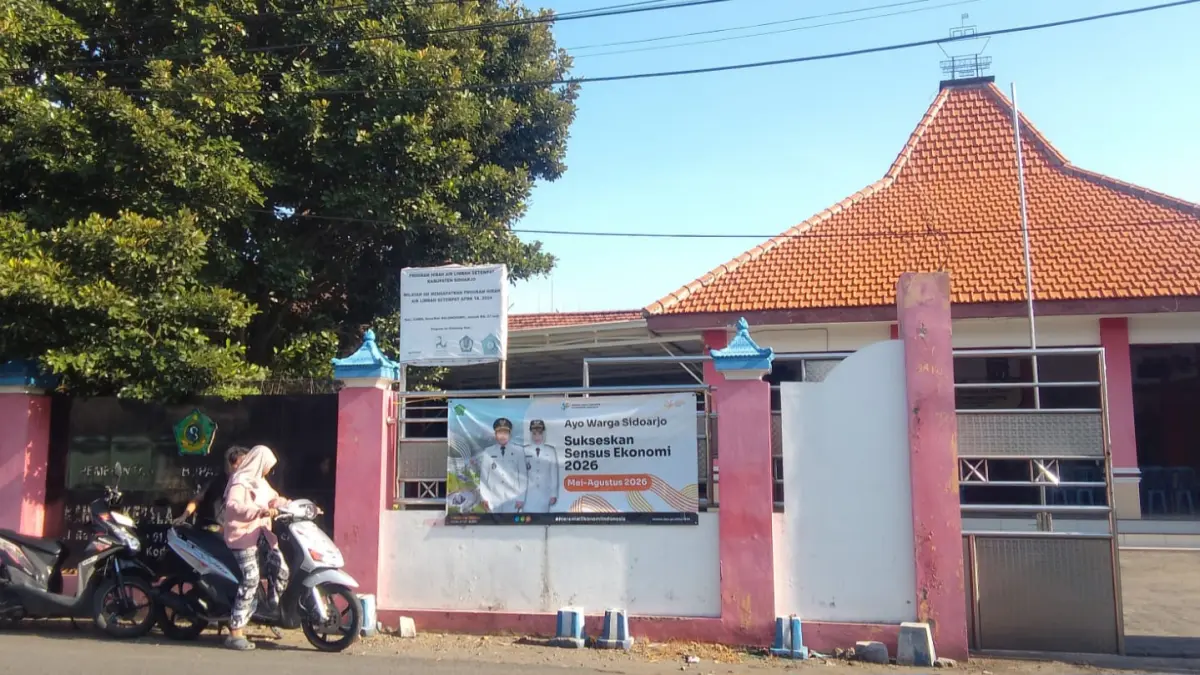 Kantor Balai Desa Balongdowo, Candi, Sidoarjo. (DIKY SANSIRI/RADAR SIDOARJO)