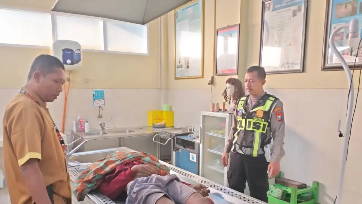 NAHAS: Korban meninggal usai kecelakaan tunggal di Arteri Porong.