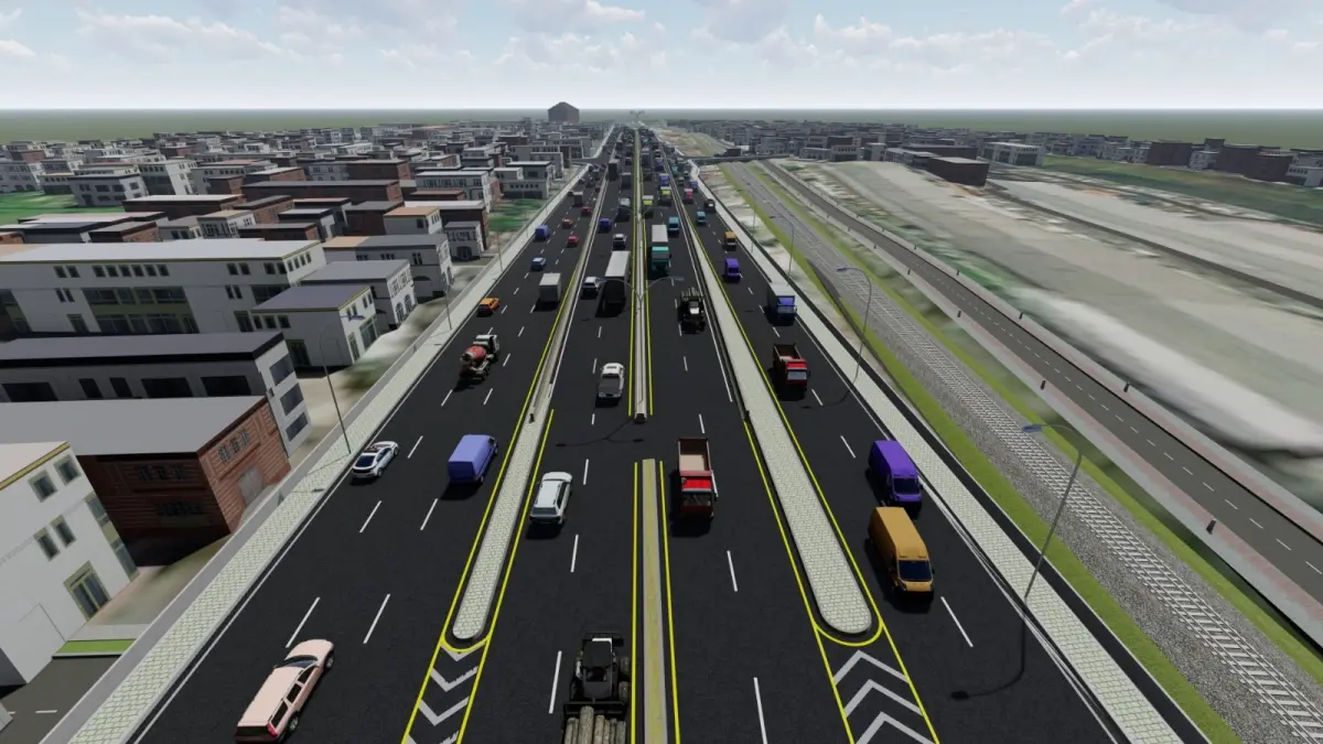 DIGARAP: Rencana desain Flyover Gedangan yang masih terus disempurnakan.