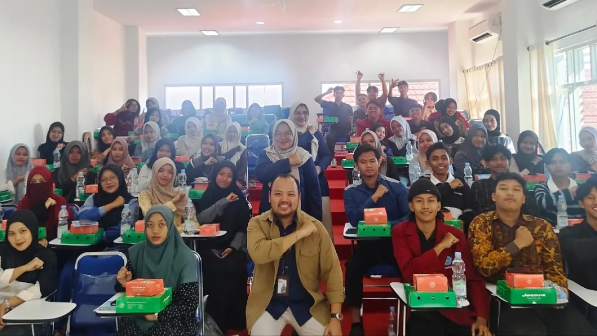 SEMANGAT: BPJS Kesehatan Cabang Sidoarjo terus memperkuat edukasi mengenai Program Jaminan Kesehatan Nasional (JKN) kepada generasi muda melalui kegiatan BPJS Kesehatan Goes to Campus. 