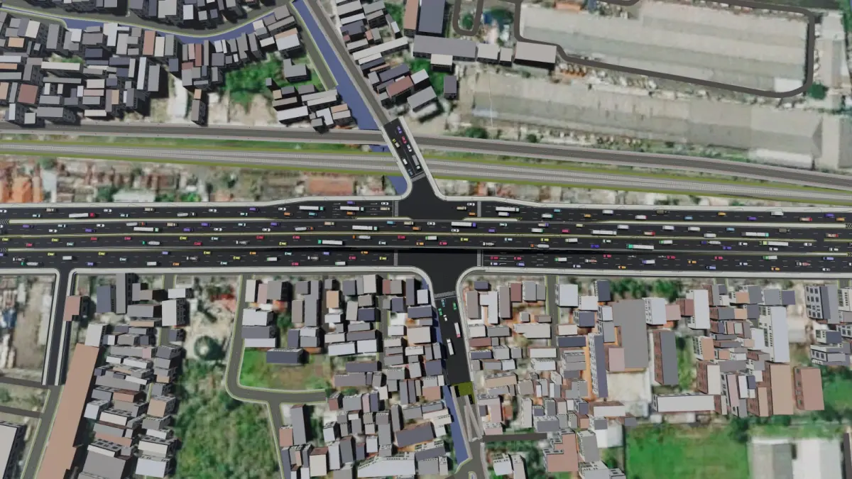 DIKEBUT: Desain Flyover Gedangan Sidoarjo.