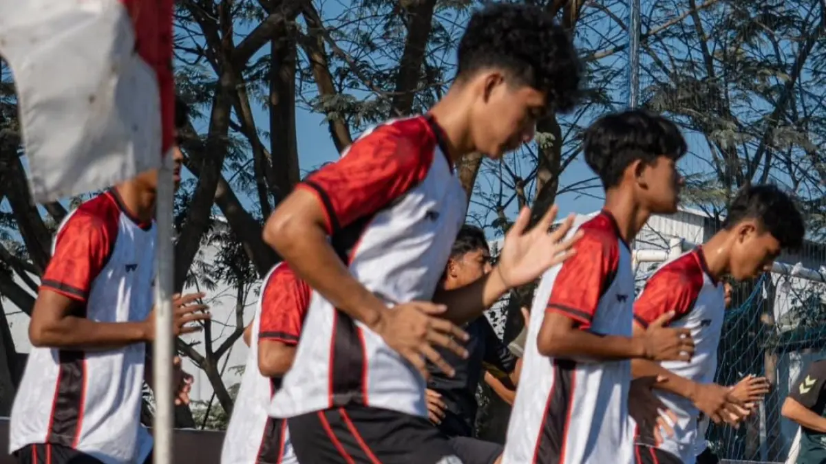 PERSIAPAN: Latihan Deltras FC Sidoarjo. (Foto Deltras Sidoarjo)
