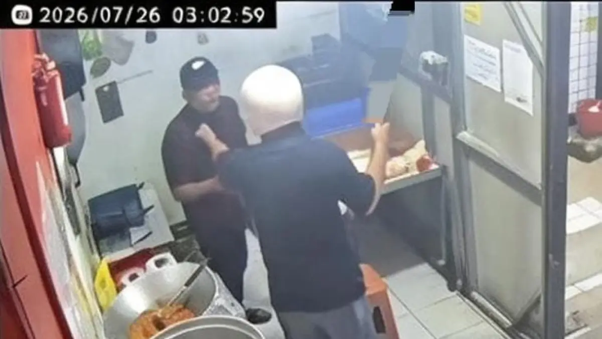 HEBOH: Tangkapan layar video aksi pengejaran yang viral di Tanggulangin, Sidoarjo.