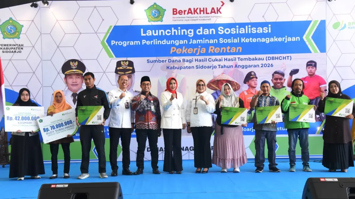PEDULI: Pemkab Sidoarjo Gelontorkan Rp 4,5 Miliar dari DBHCHT.
