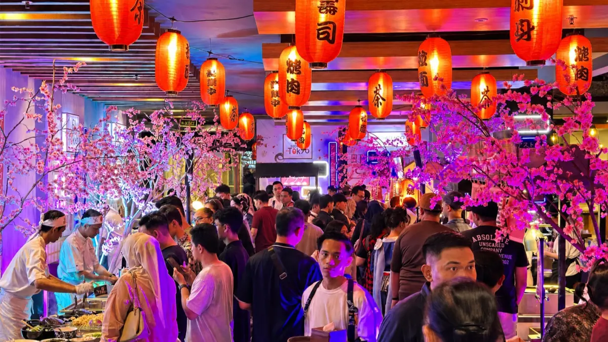 INDAH: Archipelago Hotels dan Fave Hotel Sidoarjo menyelenggarakan Japanese Street Food Festival bertajuk "60 Seconds to Tokyo".(IST/RADAR SIDOARJO)