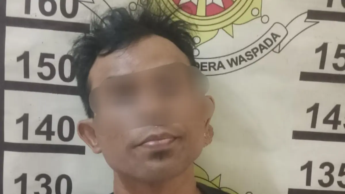 KAPOK: Pelaku pencurian &nbsp;diamankan petugas.&nbsp;