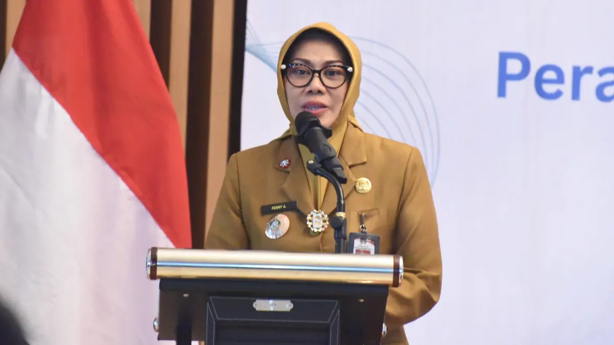 DIGANTI: Fenny Apridawati saat masih menjabat Sekretaris Daerah (Sekda) Kabupaten Sidoarjo.