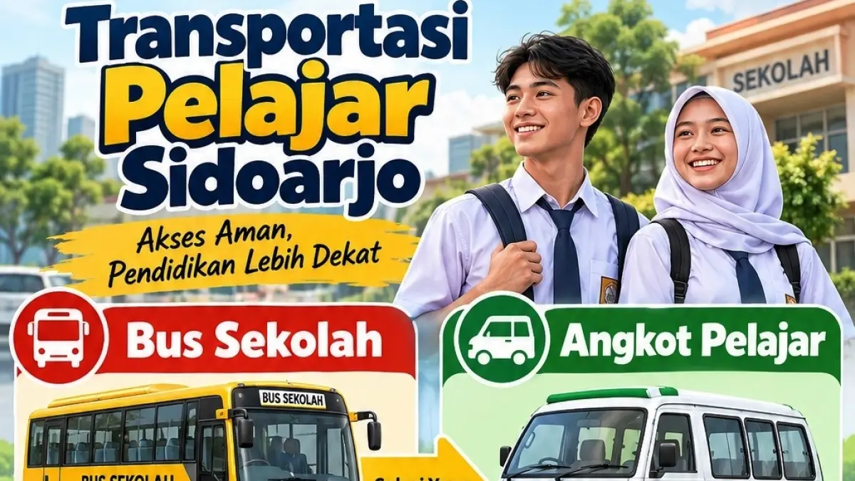 Transportasi pelajar Sidoarjo. (RADAR SIDOARJO)