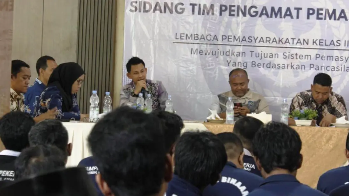 HAK NAPI: 100 napi Lapas Kelas IIA Sidoarjo ikuti sidang TPP.