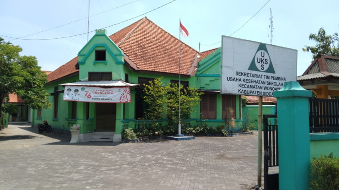 KLASIK : Gedung Cabang Dinas Pendidikan Wonoayu sarat akan sejarah. (RIZKY PUTRI PRATIMI/RADAR SIDOARJO)