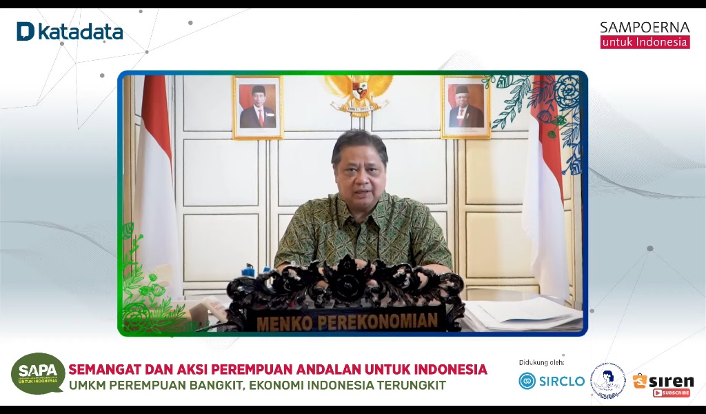 Menko Perekonomian Airlangga Hartarto