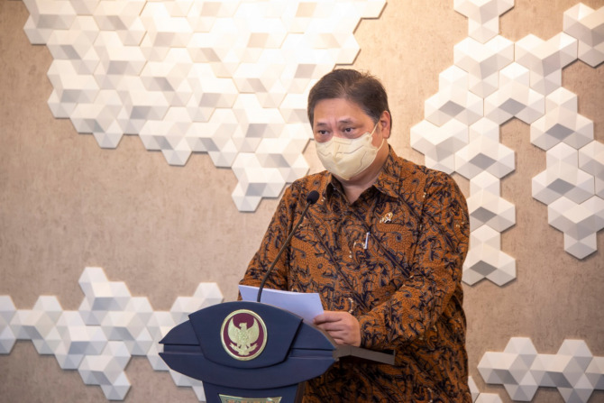 Menko Perekonomian Airlangga Hartarto
